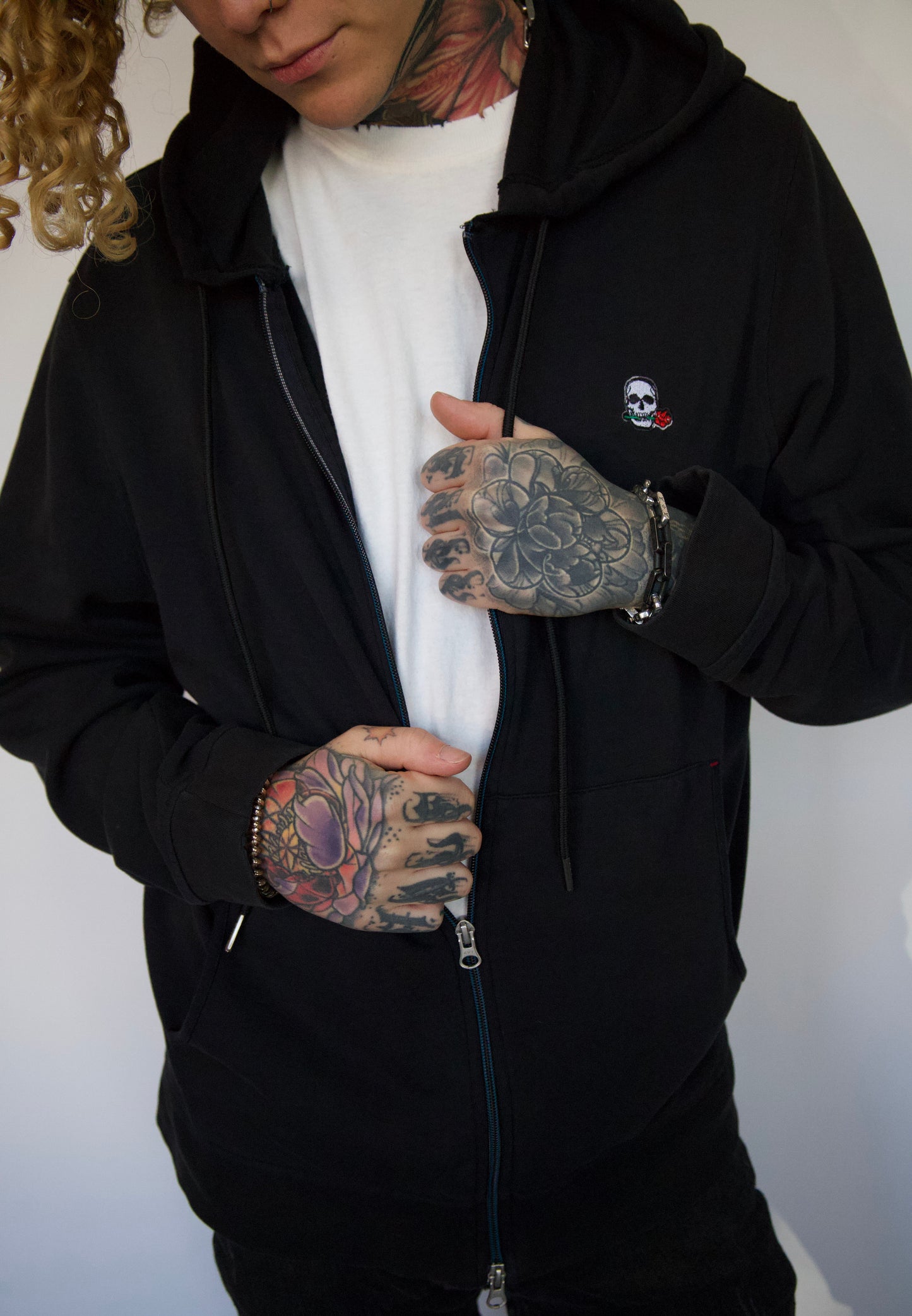 Skull & Rose Hoodie