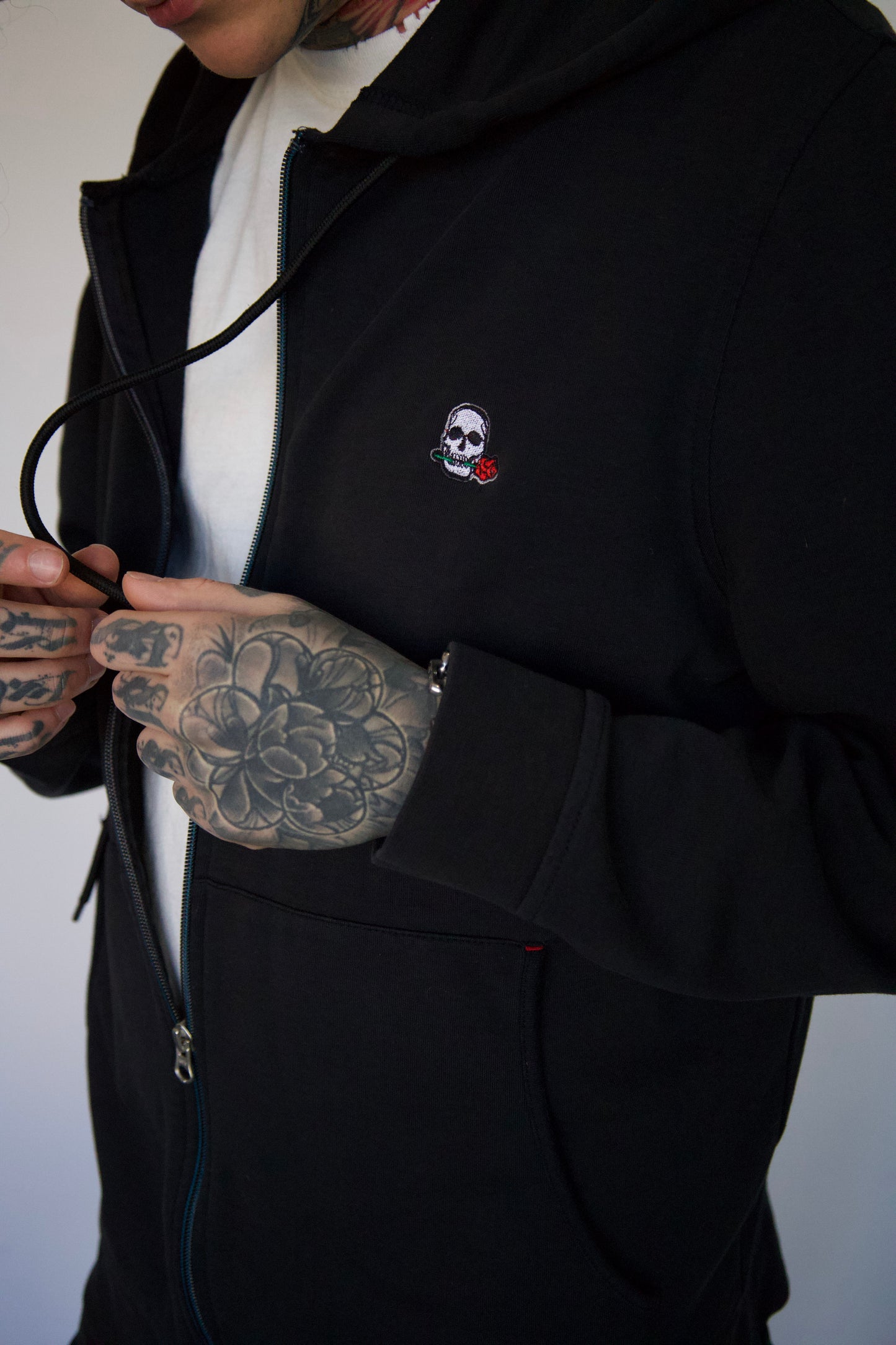 Skull & Rose Hoodie